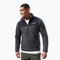 Herren Berghaus Syker AM grau Nadelstreifen/Jet schwarz Fleece-Sweatshirt