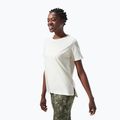 Damen-Trekking-T-Shirt Berghaus Relaxed Tech Super Stretch Knochen weiß