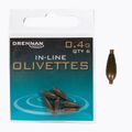 Drennan olive Gewichte mit Nadelspitze 6pcs grau TOOIO030 2