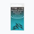 Drennan Quick Snap Swivels 6er Pack Vorfachverbinder schwarz TGQSS018