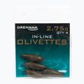 Drennan olive Gewichte mit Nadelspitze 4pcs braun TOOIO275