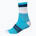 Fahrrad Socken Herren Endura Bandwidth hi-viz blue 2