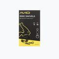 Avid Carp Ring Svivels schwarz A0640032 2