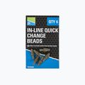 Preston In-Line Quick Change Beads Vorspannverbinder 6 Stück braun P0030008