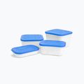 Preston White Bait Tubs Köderdose weiß und blau P0260004