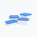 Preston White Bait Tubs Köderbox weiß und blau P0260008