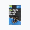 Stecker für Preston ICM Korb In-Line Schnellwechselperlen 6 Stück braun P0030028