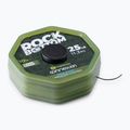Ridge Monkey Connexion Rock Bottom Tungsten Semi Stiff Coated Hooklink Vorfach geflochten grün RMT281