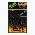 Fox Edges Kwik Change Heli Swivels Karpfenwirbel schwarz CAC700