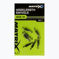 Feederverbinder Matrix Hooklength Swivels Größe 7 Stück silber GAC365