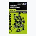 Matrix Feeder Snap Links Drehgelenke 10 Stück silber GAC371