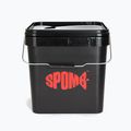 Spomb Square Bucket Angeln Eimer schwarz DBT001 2
