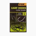 Fox Curve Shank Karpfenhaken schwarz CHK234 2