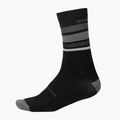 Fahrradsocken Endura BaaBaa Merino Stripe matt black