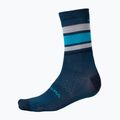 Fahrradsocken Endura BaaBaa Merino Stripe blueberry