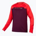 Fahrrad Longsleeve  Herren Endura MT500 Burner aubergine 7