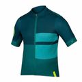 Fahrradtrikot Herren Endura FS260 Print S/S emerald green 9