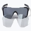 Endura Singletrack Frameless schwarz/platin revo smoke/clear silver flash Sonnenbrille 5