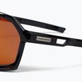 Endura Pro SL schwarz/sunset revo braun/klar silber flash mirror/amber Sonnenbrille 3