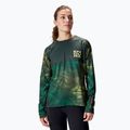 Fahrrad Longsleeve Damen Endura Tropical Print Ltd ghillie green