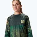 Fahrrad Longsleeve Damen Endura Tropical Print Ltd ghillie green 5