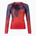 Fahrrad Longsleeve Damen Endura Tropical Print Ltd pomegranate 8