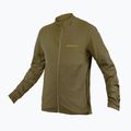 Fahrrad  Sweatshrit Hoodie Herren Endura Singletrack Thermal FZ tweed green