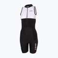Damen-Triathlonanzug ZONE3 Lava Long Distance Trisuit black/white/green