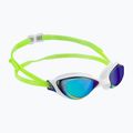 Zone3 Aspect 117 Schwimmbrille weiß und grün SA20GOGAS117_OS