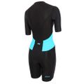 Triathlon-Anzug Damen ZONE3 Activate SS Full Zip Trisuit black/turquoise 2