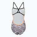 Einteiler Badeanzug Damen ZONE3 Kona Speed Strap Back tribal print/black/ white/orange 2