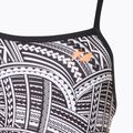 Einteiler Badeanzug Damen ZONE3 Kona Speed Strap Back tribal print/black/ white/orange 3