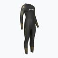 Damen-Triathlon-Neoprenanzug Zone3 Thermal Aspect Breaststroke 2,5 mm black/orange/yellow