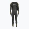 Damen-Triathlon-Neoprenanzug Zone3 Thermal Aspect Breaststroke 2,5 mm black/orange/yellow 2
