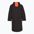 Mantel ZONE3 Oversized Polar Fleece Robe Parka black/orange 2