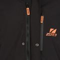 Mantel ZONE3 Oversized Polar Fleece Robe Parka black/orange 5