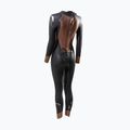 Damen Triathlon Neoprenanzug ZONE3 Thermal Agile 3 mm schwarz/gold 2