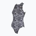Badeanzug Damen ZONE3 OWS Renew High Neck black/white 6