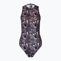 Badeanzug Damen ZONE3 OWS Renew High Neck black/white