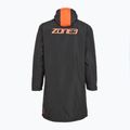 ZONE3 Recycelter Robe Parka Mantel schwarz/grau/orange 2