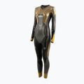 Damen-Triathlon-Neoprenanzug Zone3 Vanquish-X - Limited Edition 5 mm gunmetal/gold 3