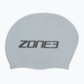 Schwimmkappe ZONE3 Long Hair silver