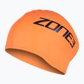 ZONE3 Long Hair hi-vis orange Badekappe