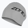 Schwimmkappe ZONE3 Extra Long Hair silver
