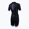 Damen Triathlonanzug ZONE3 Activate+ Trisuit schwarz/neon 2