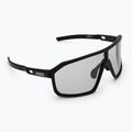 Endura Mullet Photochromic mattschwarz/silberne Blitzspiegel-Sonnenbrille