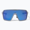 Endura Singletrack dreich grau/blau revo smoke/klar silber flash mirror Sonnenbrille 2