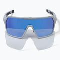 Endura Singletrack dreich grau/blau revo smoke/klar silber flash mirror Sonnenbrille 6