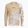 Fahrrad-Longsleeve Herren Endura Singletrack Print sand