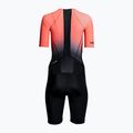 Damen-Triathlonanzug HUUB Commit Long Course Suit schwarz/koralle 2